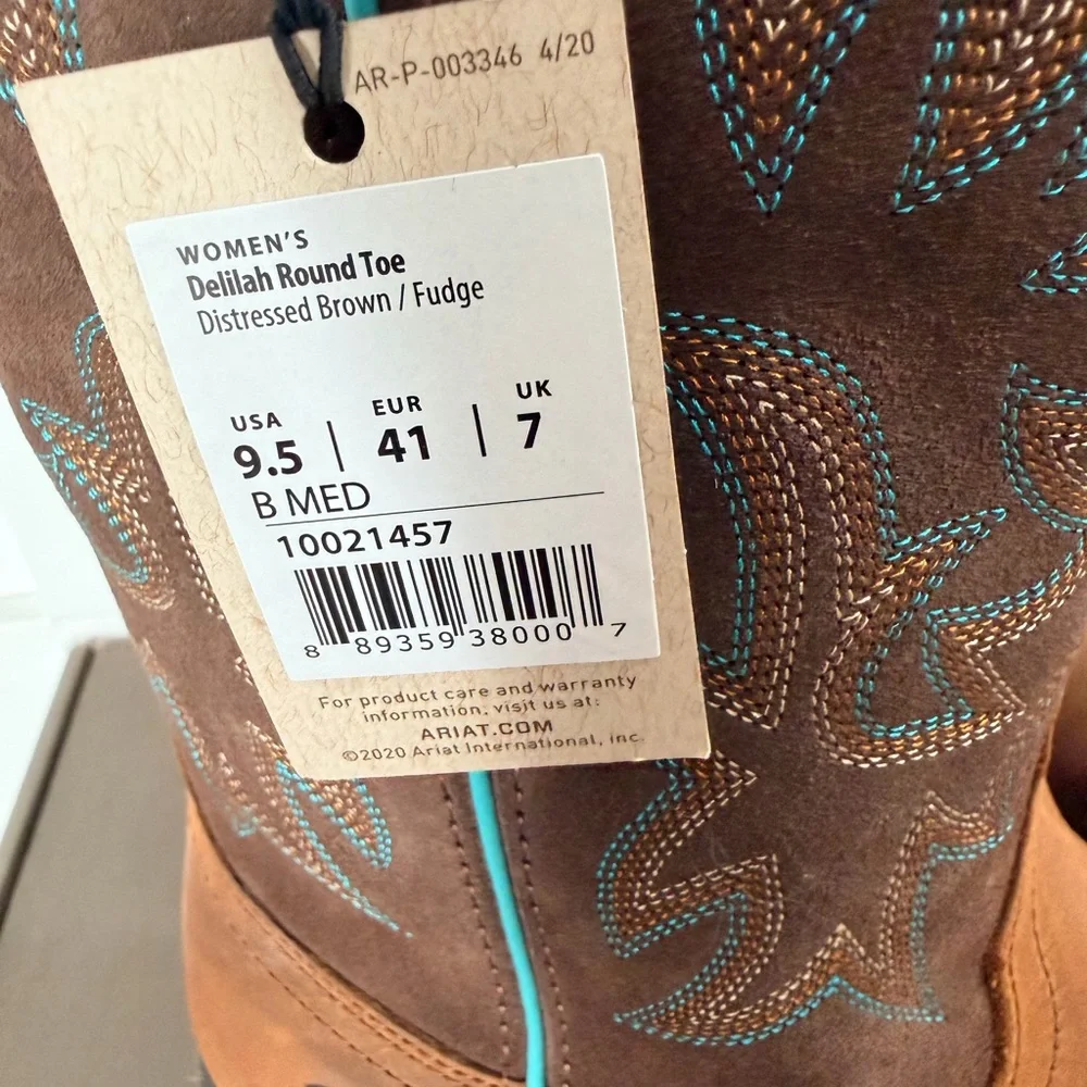 Ariat Women's Delilah Round Toe Work Boots - Picture 2 of 6